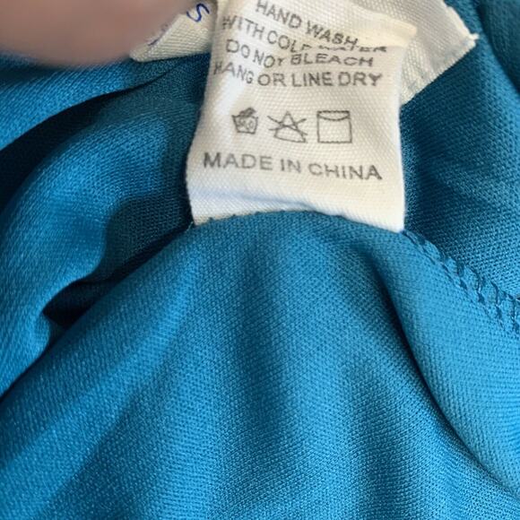 Peach Love California Cactus Mini Swing Dress Jade Fun Cute Desert Pockets - Picture 9 of 14